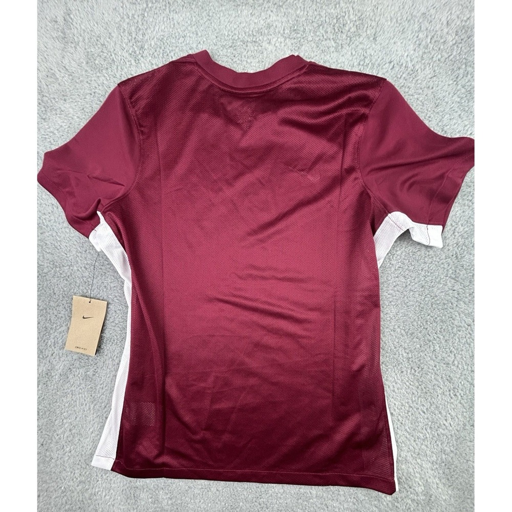 Nike Challenge V Soccer Jersey Shirt Top Womens Large Red White Dri-Fit FD7425 - Picture 10 of 11